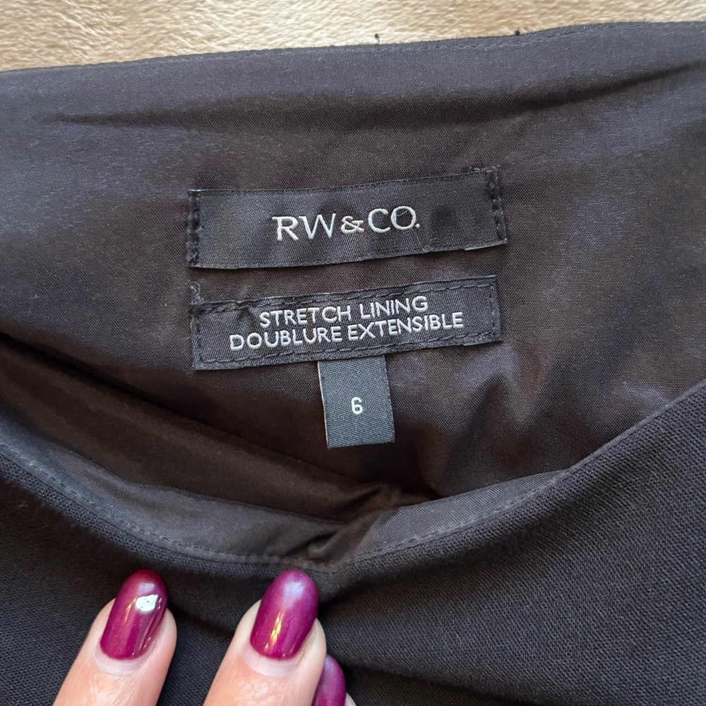 RW&CO. Midnight Asymmetrical Ruffle Dress - Picture 3 of 7